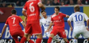 Robbie Kruse (2. v. re.) und der Rest der Fortuna bewiesen Moral Fortuna,düsseldorf,robbie,kruse,fc,schalke,04