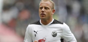 Frank Löning traf zum 1:0 Frank Löning,SV Sandhausen