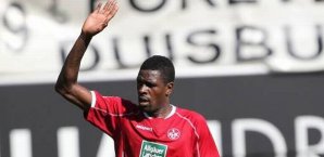 Mohamadou Idrissou traf für Kaiserslautern gegen Hertha Fußball;Idrissou,Kaiserslautern