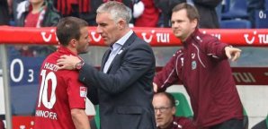 Hannovers Trainer Mirko Slomka kann auf Huszti bauen hannover,96,szabolcs,huszti,mirko,slomka