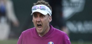 Ian Poulter: Seine Putts sind genau so gefürchtet wie seine Grimassen. Ian Poulter, Europa