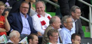 Karl-Heinz Rummenigge und Uli Hoeneß Karl-Heinz Rummenigge,Uli Hoeneß,FC Bayern München