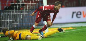 Kostas Fortounis markierte das 1:0 für Lautern Kostas Fortounis, 1. FC Kaiserslautern