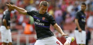 Lukas Podolski erzielte Arsenals ersten Saisontreffer Lukas,podolksi,fc,arsenal,schuss,nummer,9