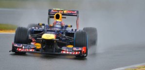 Mark Webber im Regen von Spa Francochamps Mark Webber, Formel 1