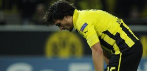 Mats Hummels nach seinem verschossenen Elfmeter Mats Hummels, Borussia Dortmund, Champions League
