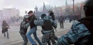 In Moskau kam es zur Massenschlägerei Moskau,Schlägerei,Randale