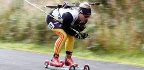 Nadine Horchler ist schnell unterwegs Nadine Horchler, Biathlon