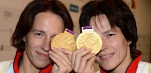 Die Goldmedaillen-Gewinner Ramona und Carmen Brussig Paralympics, Brussig
