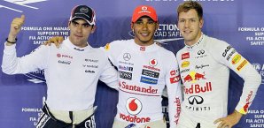 Pastor Maldonado, Lewis Hamilton, Sebastian Vettel