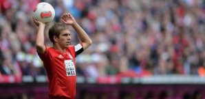 Philipp Lahm will mit dem FC Bayern München in der Champions League Valencia schlagen. Philipp Lahm,Fußball,Champions League,Bayern München
