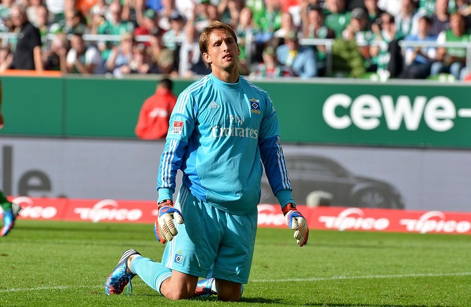 René Adler kassierte gegen Werder Bremen zwei Tore