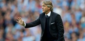 Man City-Trainer Robert Mancini stellte klar: Kritik darf nur er üben Roberto Mancini, Man City