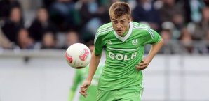 Robin Knoche vom VfL Wolfsburg hat sich die Hand gebrochen Robin Knoche, VfL Wolfsburg
