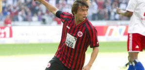 Takeshi Inui traf für Eintracht Frankfurt Takeshi Inu,Eintracht Frankfurt,Bundelsliga