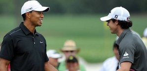 Tiger Woods und Rory McIlroy genossen die gemeinsame Runde Tiger Woods, Rory McIlroy