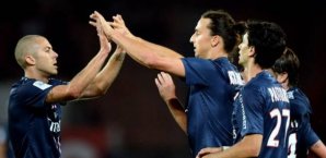 Zlatan Ibrahimovic traf erneut für Paris St. Germain. Montpellier ist dagegen nicht in Form. Zlatan Ibrahimovic,Schalke 04,HSC Montpellier,Schalke,Champions League