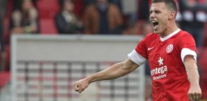 Adam Szalai erzielte den Ausgleich für den FSV Mainz gegen Bayer Leverkusen Adam Szalai,FSV Mainz,Bayer Leverkusen