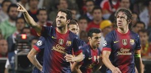 Cesc Fabregas traf zum 2:0 Cesc Fabregas, FC Barcelona
