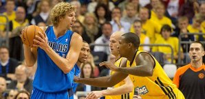 Nowitzki konnte gegen ALBA nur selten glänzen Dirk Nowitzki, Dallas Mavericks, ALBA Berlin