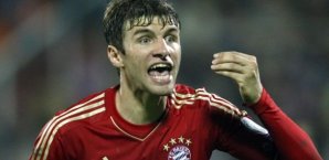 Thomas Müller brüllt seinen Frust heraus FC Bayern, Thomas Müller