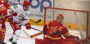 Die Kölner Haie gewannen auch gegen die DEG Kölner Haie, Düsseldorfer EG