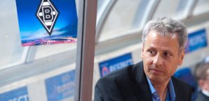 Der Trainer von Borussia Mönchengladbach, Lucien Favre, darf sich freuen Lucien Favre,Gladbach,Europa League,Bundesliga