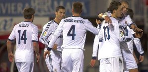 Gleich fünfmal konnte sich die königliche Jubeltraube zusammenfinden Real Madrid