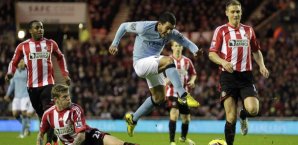 Beim AFC Sunderland geriet Manchester City ins straucheln afc,sunderland,manchester,city,tor