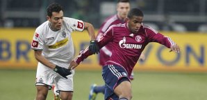 Jefferson Farfan (re.) Jefferson Farfan, Juan Arango, Schalke, Gladbach