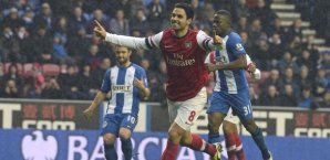 Mikael Arteta verwandelte einen Foulelfmeter zum Sieg Mikael Arteta, fc arsenal