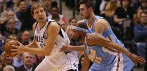 Zu stark für Dirk Nowitzki, Corey Brewer und der überragende Danilo Gallinari Nowitzki,Dallas
