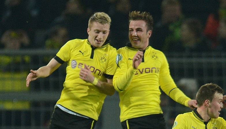 Marco Reus und Mario Götze von Borussia Dortmund