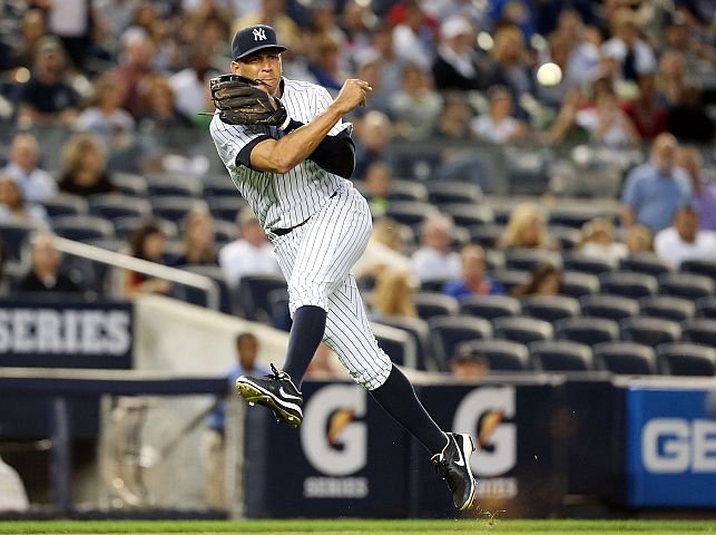 Alex Rodriguez von den New York Yankees in Aktion