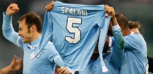 Lazio Rom bejubelt Torschütze und Sieg Fußball,Lazio