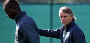Mancini und Balotelli waren sich nicht immer grün mancini,balotelli