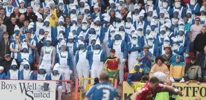 So lässt sich gut Fußball schlumpfen. Hartlepool United, Charlton Athletic
