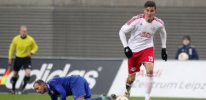 Für Stefan Kutschke sind die Aufstiegsspiele die letzten im Trikot von RB Leipzig Stefan Kutschke, Red Bull Leipzig