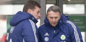 Klaus Allofs und Dieter Hecking planen den Umbruch Allofs,Hecking