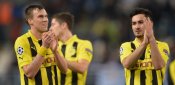 Kevin Großkreutz, Robert Lewandowski und Ilkay Gündogan (v.l.): Es hätte so schön sein können. Oder? Borussia Dortmund, Kevin Großkreutz, Ilkay Gündogan, Robert Lewandowski