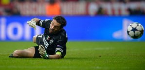Gianluigi Buffon sah nicht gut aus Buffon,Juventus