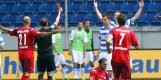 Branimir Bajic sah im letzten Saisonspiel die Rote Karte Branimir Bajic, MSV Duisburg