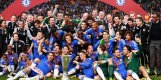 Chelsea jubelt nach dem Sieg in der Europa League FC Chelsea, Europa League, Benfica Lissabon