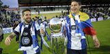 Joao Moutinho (li.) und James Rodriguez wechseln für insgesamt 70 Millionen Euro nach Monaco Joao Moutinho, James Rodriguez, FC Porto