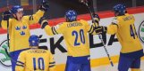 Die Schweden bejubeln den Heim-Titel schweden, eishockey