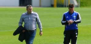 Klaus Allofs und Dieter Hecking haben viel Arbeit vor sich in Wolfsburg Allofs,Hecking