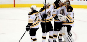 Die Boston Bruins führen bereits mit 2:0 Boston Bruins,NHL,Eishockey