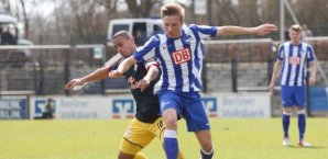 Dorian Diring kommt von der Reserve von Hertha BSC Berlin zu Erzgebirge Aue Dorian Diring, Hertha BSC Berlin