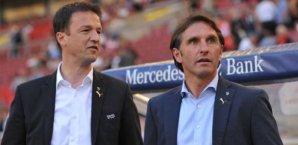 Bruno Labbadia und Fredi Bobic Labbadia,Bobic
