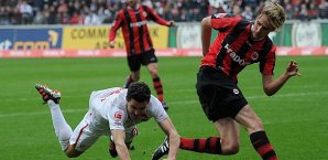 Lange ist es her: Martin Amedick im März 2012 im Trikot der Frankfurter Eintracht Martin Amedick
